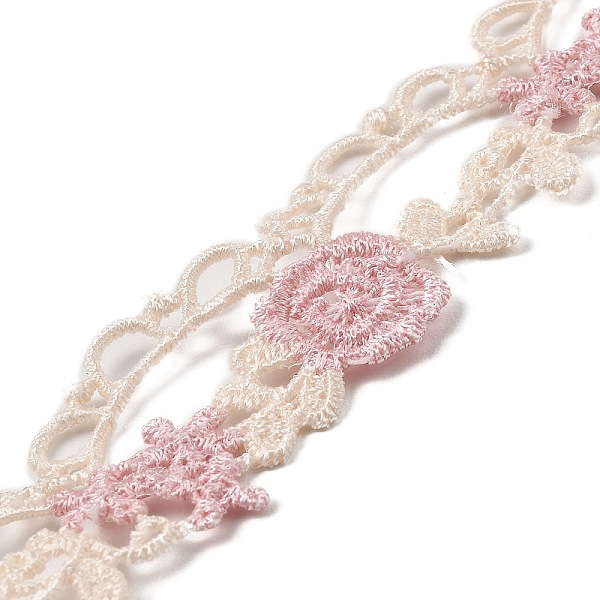 PandaHall 15 Yards Flower Polyester Lace Ribbon, Flat Floral Lace Trim, for Garment Accessories, Pearl Pink, 7/8 inch(22mm) Polyester Flower
PandaHall 15 Yards Flower Polyester Lace Ribbon, Flat Floral Lace Trim, for Garment Accessories, Pearl Pink, 7/8 inch(22mm) Polyester Flower