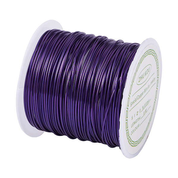 PandaHall Round Copper Wire Copper Beading Wire for Jewelry Making, Long-Lasting Plated, Indigo, 20 Gauge, 0.8mm, about 26.24 Feet(8m)/roll..., Purple
PandaHall Round Copper Wire Copper Beading Wire for Jewelry Making, Long-Lasting Plated, Indigo, 20 Gauge, 0.8mm, about 26.24 Feet(8m)/roll..., Purple