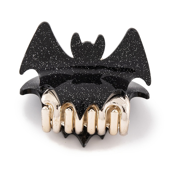 PandaHall Halloween Bat Acrylic Claw Hair Clips for Women Girls, with Glitter Powder, Black, 34.5x51x39.5mm Acrylic Bat Black
PandaHall Halloween Bat Acrylic Claw Hair Clips for Women Girls, with Glitter Powder, Black, 34.5x51x39.5mm Acrylic Bat Black
