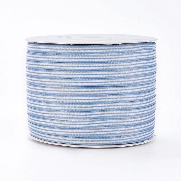 PandaHall Nylon Ribbon, Stripe Pattern, For Jewelry Making, Sky Blue, 3/16 inch(5mm), 200yards/roll(182.88m/roll) Nylon Stripe Blue
PandaHall Nylon Ribbon, Stripe Pattern, For Jewelry Making, Sky Blue, 3/16 inch(5mm), 200yards/roll(182.88m/roll) Nylon Stripe Blue