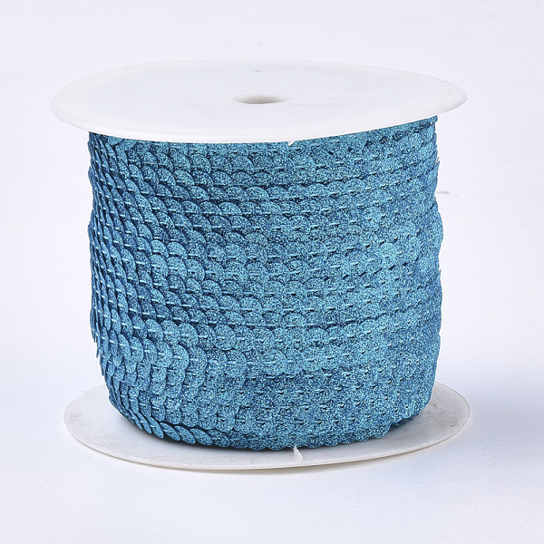 PandaHall Ornament Accessories Plastic Paillette Bead Strands, with Glitter Powder, Sequins Trim, Flat Round, Deep Sky Blue, 6x0.3mm, Hole...
PandaHall Ornament Accessories Plastic Paillette Bead Strands, with Glitter Powder, Sequins Trim, Flat Round, Deep Sky Blue, 6x0.3mm, Hole...
