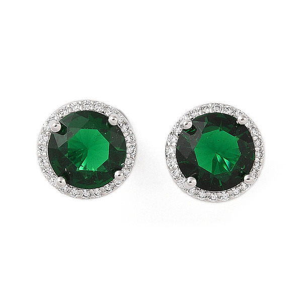 PandaHall Rack Plating Brass Micro Pave Cubic Zirconia Earrings, Long-lasting Plated, Carat Round Shape, Green, 10mm Cubic Zirconia Round...
PandaHall Rack Plating Brass Micro Pave Cubic Zirconia Earrings, Long-lasting Plated, Carat Round Shape, Green, 10mm Cubic Zirconia Round...