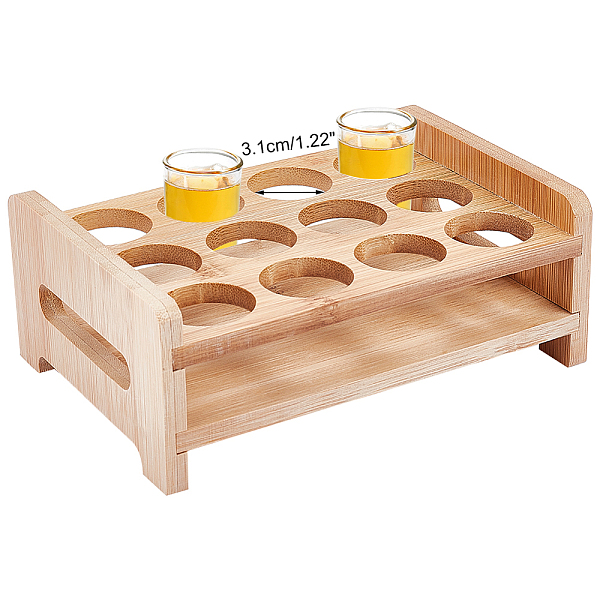 PandaHall 12 Shot Glass Holder, Hole: 1.22 Inch Shot Glass Tray Bamboo Shot Glass Serving Tray Shot Glass Storage Shot Glass Display Bar...
PandaHall 12 Shot Glass Holder, Hole: 1.22 Inch Shot Glass Tray Bamboo Shot Glass Serving Tray Shot Glass Storage Shot Glass Display Bar...