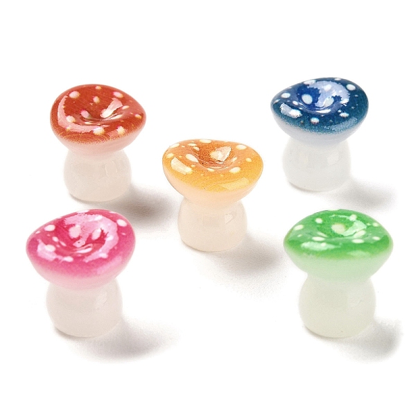 PandaHall Luminous Resin Mushroom Ornament, Glow in the Dark Mushroom for Desk Decoration, Mixed Color, 10~11x10.5~11x10.5mm Resin Mushroom..., Multicolor
PandaHall Luminous Resin Mushroom Ornament, Glow in the Dark Mushroom for Desk Decoration, Mixed Color, 10~11x10.5~11x10.5mm Resin Mushroom..., Multicolor