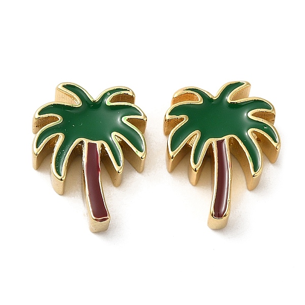 PandaHall Brass Enamel Beads, Long-Lasting Plated, Cadmium Free & Lead Free, Golden, Coconut Tree, Sea Green, 15.5x12x4.5mm, Hole: 1.8mm...
PandaHall Brass Enamel Beads, Long-Lasting Plated, Cadmium Free & Lead Free, Golden, Coconut Tree, Sea Green, 15.5x12x4.5mm, Hole: 1.8mm...