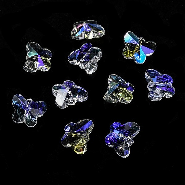 PandaHall Transparent Glass Beads, Faceted, Butterfly, Clear, 12x15x8mm, Hole: 1.5mm Glass Butterfly Clear
PandaHall Transparent Glass Beads, Faceted, Butterfly, Clear, 12x15x8mm, Hole: 1.5mm Glass Butterfly Clear
