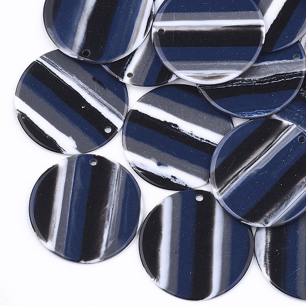 PandaHall Resin Pendants, Flat Round, Stripe Pattern, Black, 34.5x1.5mm, Hole: 1.8mm Resin Flat Round Black
PandaHall Resin Pendants, Flat Round, Stripe Pattern, Black, 34.5x1.5mm, Hole: 1.8mm Resin Flat Round Black