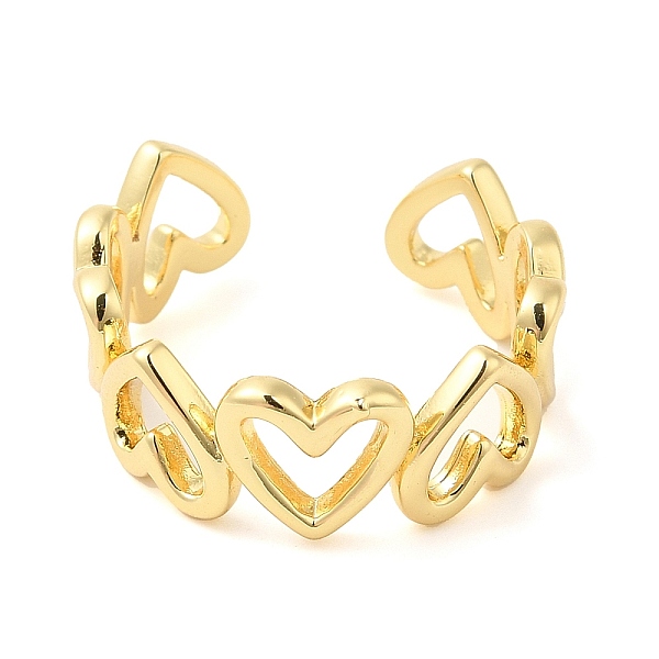 PandaHall Rack Plating Brass Open Cuff Ring for Women, Heart, Lead Free & Cadmium Free, Long-Lasting Plated, Real 18K Gold Plated, 8.4mm...
PandaHall Rack Plating Brass Open Cuff Ring for Women, Heart, Lead Free & Cadmium Free, Long-Lasting Plated, Real 18K Gold Plated, 8.4mm...