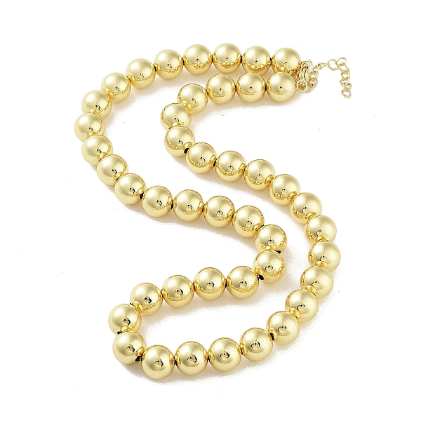 PandaHall Brass Beaded Necklaces, Long-Lasting Plated, Cadmium Free & Lead Free, Real 18K Gold Plated, 17.80 inch(452mm), Beads: 10mm Brass
PandaHall Brass Beaded Necklaces, Long-Lasting Plated, Cadmium Free & Lead Free, Real 18K Gold Plated, 17.80 inch(452mm), Beads: 10mm Brass