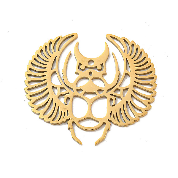 PandaHall 304 Stainless Steel Pendants, Laser Cut, Bat with Wing Charm, Real 18K Gold Plated, 39.5x44.5x1.5mm, Hole: 2mm 304 Stainless Steel...
PandaHall 304 Stainless Steel Pendants, Laser Cut, Bat with Wing Charm, Real 18K Gold Plated, 39.5x44.5x1.5mm, Hole: 2mm 304 Stainless Steel...