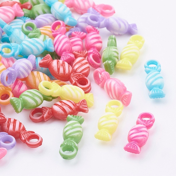 PandaHall Colorful Acrylic Pendants, Craft Style, Mixed Color, Candy, about 7mm wide, 21mm long, hole: 3.5mm, about 1660pcs/500g Acrylic..., Multicolor
PandaHall Colorful Acrylic Pendants, Craft Style, Mixed Color, Candy, about 7mm wide, 21mm long, hole: 3.5mm, about 1660pcs/500g Acrylic..., Multicolor