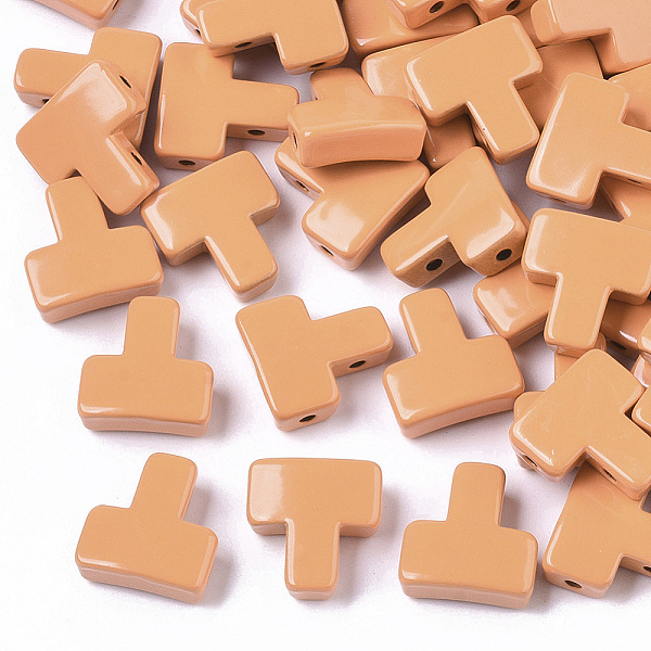 PandaHall Spray Painted Alloy Multi-Strand Links, Cadmium Free & Lead Free, For Tile Elastic Bracelets Making, T Shape, Sandy Brown...
PandaHall Spray Painted Alloy Multi-Strand Links, Cadmium Free & Lead Free, For Tile Elastic Bracelets Making, T Shape, Sandy Brown...