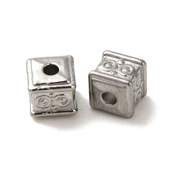 PandaHall 304 Stainless Steel Beads, Cube, Stainless Steel Color, 5x5x5mm, Hole: 1.5mm 304 Stainless Steel Cube
PandaHall 304 Stainless Steel Beads, Cube, Stainless Steel Color, 5x5x5mm, Hole: 1.5mm 304 Stainless Steel Cube