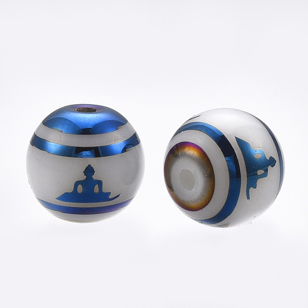 PandaHall Electroplate Glass Beads Strands, Chakra Style, Round with Sit in Meditation Pattern, Blue, 8mm, Hole: 1mm, 300pcs/bag Glass...
PandaHall Electroplate Glass Beads Strands, Chakra Style, Round with Sit in Meditation Pattern, Blue, 8mm, Hole: 1mm, 300pcs/bag Glass...