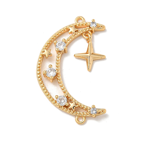 PandaHall Brass Micro Pave Clear Cubic Zirconia Pendants, Moon with Star, Real 18K Gold Plated, 27~28x17x3mm, Hole: 1mm Brass+Cubic Zirconia...
PandaHall Brass Micro Pave Clear Cubic Zirconia Pendants, Moon with Star, Real 18K Gold Plated, 27~28x17x3mm, Hole: 1mm Brass+Cubic Zirconia...