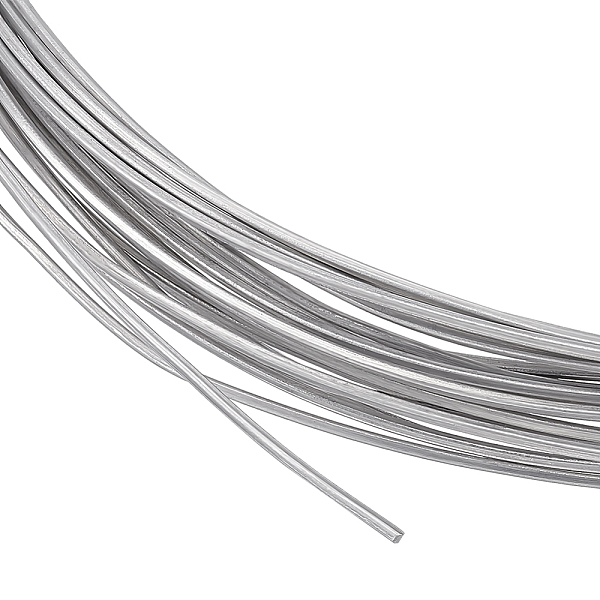 PandaHall Round Aluminum Wire, Square, Silver, 1x1mm, about 32.81 Feet(10m)/Roll Aluminum Round
PandaHall Round Aluminum Wire, Square, Silver, 1x1mm, about 32.81 Feet(10m)/Roll Aluminum Round