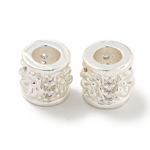 PandaHall Rack Plating Brass Micro Pave Clear Cubic Zirconia European Beads, Large Hole Beads, Long-Lasting Plated, Lead Free & Cadmium Free...
PandaHall Rack Plating Brass Micro Pave Clear Cubic Zirconia European Beads, Large Hole Beads, Long-Lasting Plated, Lead Free & Cadmium Free...