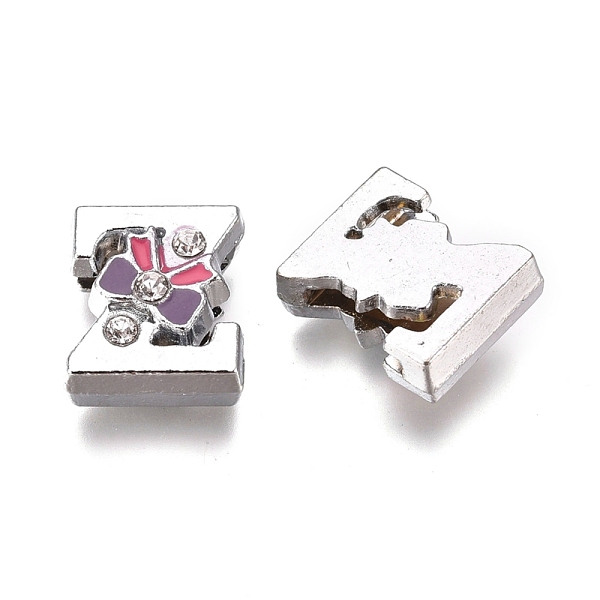 PandaHall Alloy Enamel Letter Slide Charms, with Clear Cubic Ziconia, Cadmium Free & Lead Free, Initial Letters Style with Bowknot, Letter.Z...
PandaHall Alloy Enamel Letter Slide Charms, with Clear Cubic Ziconia, Cadmium Free & Lead Free, Initial Letters Style with Bowknot, Letter.Z...