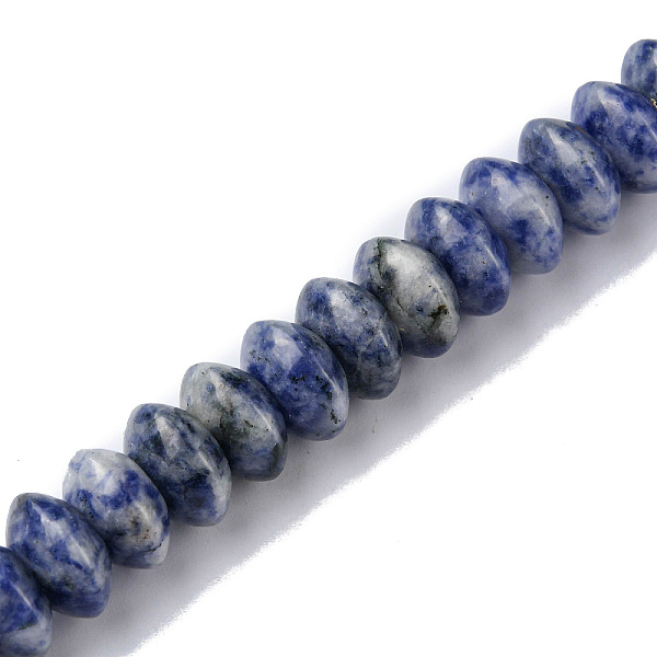 PandaHall Natural Blue Spot Jasper Beads Strands, Saucer Beads, Rondelle, 12x5.5~6.5mm, Hole: 1.2mm, about 33pcs/strand, 7.80~8.82 inch...
PandaHall Natural Blue Spot Jasper Beads Strands, Saucer Beads, Rondelle, 12x5.5~6.5mm, Hole: 1.2mm, about 33pcs/strand, 7.80~8.82 inch...