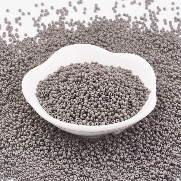 PandaHall TOHO Japanese Seed Beads, Round, 11/0 Opaque, Gray, 2x1.5mm, Hole: 0.5mm, about 933pcs/10g Glass Gray
PandaHall TOHO Japanese Seed Beads, Round, 11/0 Opaque, Gray, 2x1.5mm, Hole: 0.5mm, about 933pcs/10g Glass Gray
