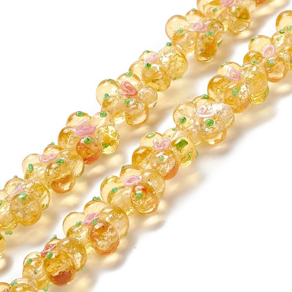 PandaHall Handmade Lampwork Beads Strands, Bumpy, Flower, Goldenrod, 13.5~14x14.5~15x7~8mm, Hole: 1.4mm, about 28pcs/strand, 14.57 inch..., Gold
PandaHall Handmade Lampwork Beads Strands, Bumpy, Flower, Goldenrod, 13.5~14x14.5~15x7~8mm, Hole: 1.4mm, about 28pcs/strand, 14.57 inch..., Gold