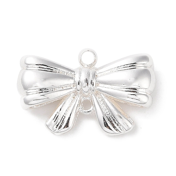 PandaHall Brass Connector Charms, Bowknot Links, 925 Sterling Silver Plated, 11.5x17x4.5mm, Hole: 1.4mm & 1mm Brass Bowknot
PandaHall Brass Connector Charms, Bowknot Links, 925 Sterling Silver Plated, 11.5x17x4.5mm, Hole: 1.4mm & 1mm Brass Bowknot
