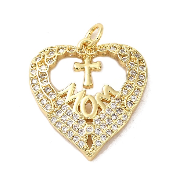 PandaHall Mother's Day Brass Micro Pave Clear Cubic Zirconia Pendants, Heart, Real 16K Gold Plated, 21.5x19.5x3mm, Hole: 3mm Brass+Cubic...
PandaHall Mother's Day Brass Micro Pave Clear Cubic Zirconia Pendants, Heart, Real 16K Gold Plated, 21.5x19.5x3mm, Hole: 3mm Brass+Cubic...