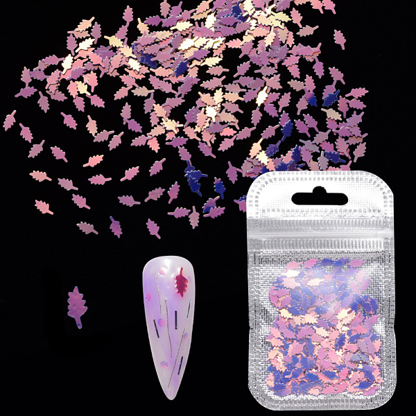 PandaHall Shining Nail Art Glitter, Manicure Sequins, DIY Sparkly Paillette Tips Nail, Leaf, Medium Purple, 7x3x0.2mm, about 2g/bag Plastic...
PandaHall Shining Nail Art Glitter, Manicure Sequins, DIY Sparkly Paillette Tips Nail, Leaf, Medium Purple, 7x3x0.2mm, about 2g/bag Plastic...