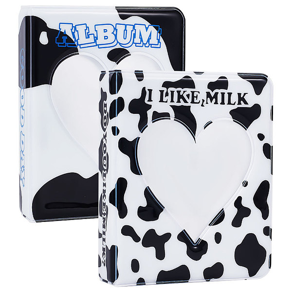 PandaHall CRASPIRE 2 Books 2 Colors 3 Inch PVC Mini Love Heart Hollow Photocard Holder Book, Cow Pattern Cover Mini Photo Album with 36..., Black
PandaHall CRASPIRE 2 Books 2 Colors 3 Inch PVC Mini Love Heart Hollow Photocard Holder Book, Cow Pattern Cover Mini Photo Album with 36..., Black