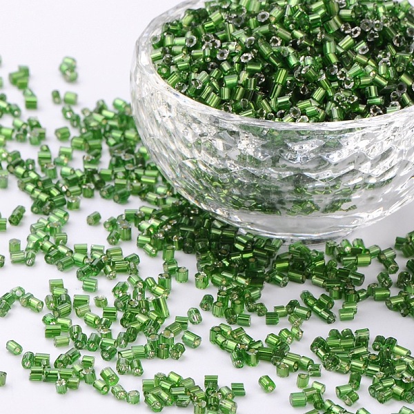 PandaHall 11/0 Two Cut Glass Seed Beads, Hexagon, Silver Lined Round Hole, Green, Size: about 2.2mm in diameter, about 37500pcs/Pound Glass...
PandaHall 11/0 Two Cut Glass Seed Beads, Hexagon, Silver Lined Round Hole, Green, Size: about 2.2mm in diameter, about 37500pcs/Pound Glass...
