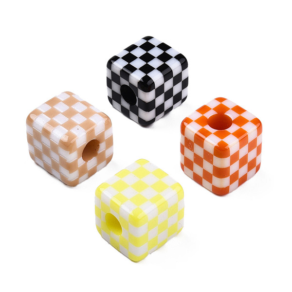 PandaHall Opaque Resin European Beads, Large Hole Beads, Cube with Tartan Pattern, Mixed Color, 15.5x15.5x16mm, Hole: 6mm Resin Cube..., Multicolor
PandaHall Opaque Resin European Beads, Large Hole Beads, Cube with Tartan Pattern, Mixed Color, 15.5x15.5x16mm, Hole: 6mm Resin Cube..., Multicolor
