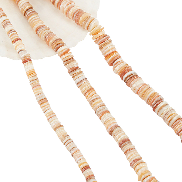 PandaHall About 543 Pcs Heishi Shell Beads, 6mm/8mm/10mm Flat Natural Freshwater Shell Beads 3 Strands Disc Shell Beads Stand for DIY..., Orange
PandaHall About 543 Pcs Heishi Shell Beads, 6mm/8mm/10mm Flat Natural Freshwater Shell Beads 3 Strands Disc Shell Beads Stand for DIY..., Orange