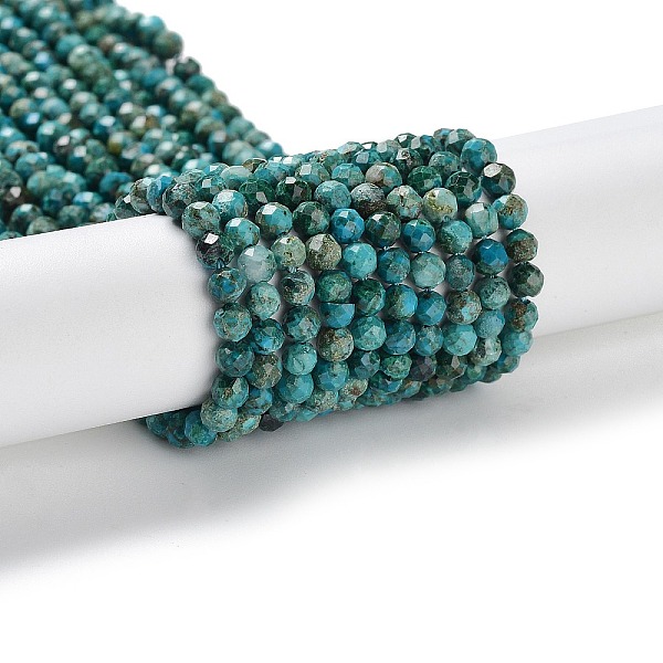 PandaHall Natural Chrysocolla Beads Strands, Round, Faceted, 4mm, Hole: 0.7mm, about 98~101pcs/strand, 15.35''~15.55''(39~39.5cm)...
PandaHall Natural Chrysocolla Beads Strands, Round, Faceted, 4mm, Hole: 0.7mm, about 98~101pcs/strand, 15.35''~15.55''(39~39.5cm)...