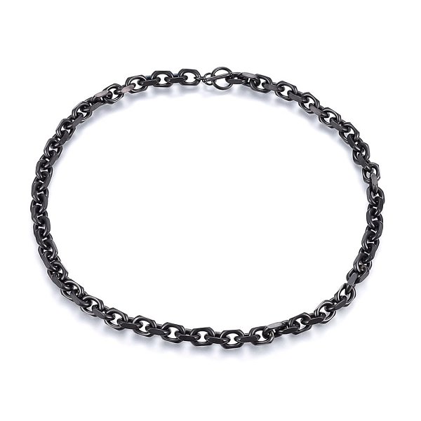 PandaHall 304 Stainless Steel Cable Chain Necklaces, with Toggle Clasps, Gunmetal, 23.62 inch(60cm), 9.5mm 304 Stainless Steel
PandaHall 304 Stainless Steel Cable Chain Necklaces, with Toggle Clasps, Gunmetal, 23.62 inch(60cm), 9.5mm 304 Stainless Steel