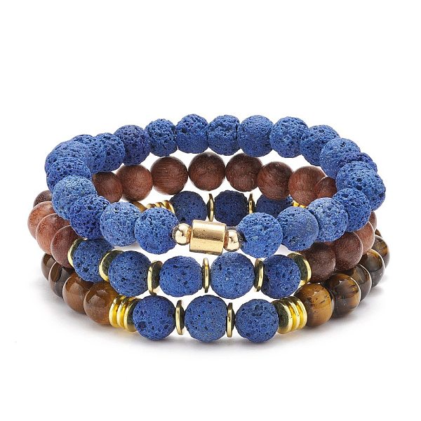 PandaHall 3Pcs 3 Style Natural & Synthetic Mixed Stone Stretch Bracelets Set with Wood Beaded for Women, Inner Diameter: 2-1/8 inch...
PandaHall 3Pcs 3 Style Natural & Synthetic Mixed Stone Stretch Bracelets Set with Wood Beaded for Women, Inner Diameter: 2-1/8 inch...