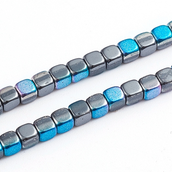 PandaHall Electroplated Non-magnetic Synthetic Hematite Beads Strands, Half Plated, Cube, Multi-color Plated, 3x3x3mm, Hole: 1mm, about...
PandaHall Electroplated Non-magnetic Synthetic Hematite Beads Strands, Half Plated, Cube, Multi-color Plated, 3x3x3mm, Hole: 1mm, about...