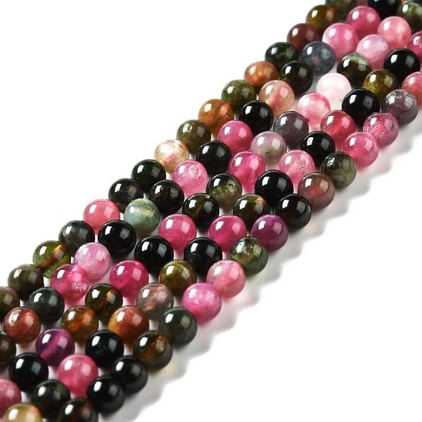 PandaHall Natural Colorful Tourmaline Beads Strands, Grade A, Round, 4.5~5mm, Hole: 0.8mm, about 89pcs/strand, 15.35''(39cm) Tourmaline...
PandaHall Natural Colorful Tourmaline Beads Strands, Grade A, Round, 4.5~5mm, Hole: 0.8mm, about 89pcs/strand, 15.35''(39cm) Tourmaline...