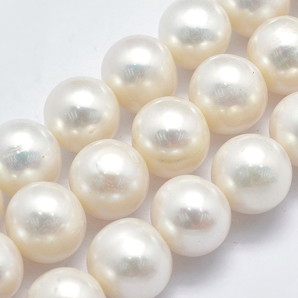PandaHall Natural Cultured Freshwater Pearl Beads Strands, Round, Beige, 11~12mm, Hole: 0.8mm, about 38pcs/strand, 15.9 inch Pearl Potato..., Yellow
PandaHall Natural Cultured Freshwater Pearl Beads Strands, Round, Beige, 11~12mm, Hole: 0.8mm, about 38pcs/strand, 15.9 inch Pearl Potato..., Yellow