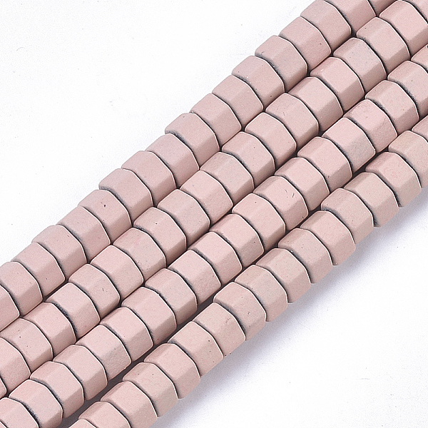 PandaHall Spray Painted Non-magnetic Synthetic Hematite Beads Strands, Matte Style, Hexagon, Misty Rose, 3x6x5mm, Hole: 0.7mm, about..., Red
PandaHall Spray Painted Non-magnetic Synthetic Hematite Beads Strands, Matte Style, Hexagon, Misty Rose, 3x6x5mm, Hole: 0.7mm, about..., Red