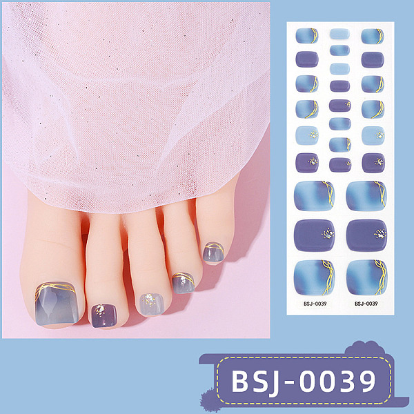 PandaHall Nail Art Full Cover Toe Nail Stickers, Glitter Powder Stickers, Self-Adhesive, for Toe Nail Tips Decorations, Sky Blue...
PandaHall Nail Art Full Cover Toe Nail Stickers, Glitter Powder Stickers, Self-Adhesive, for Toe Nail Tips Decorations, Sky Blue...