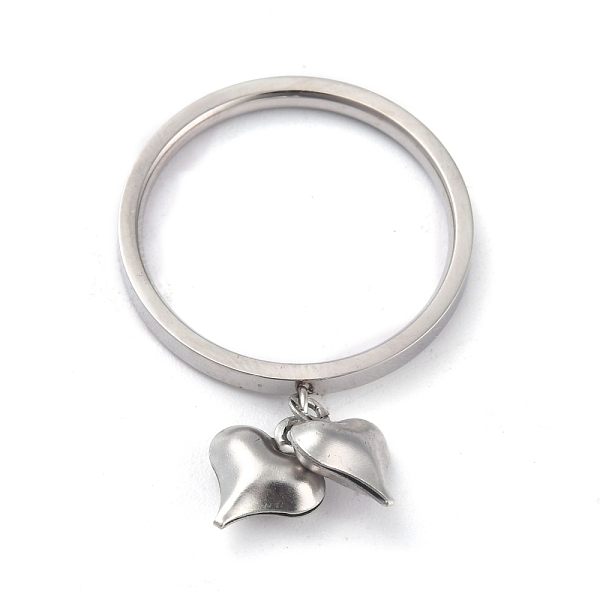 PandaHall Dual-use Items, 304 Stainless Steel Finger Rings or Pendants, Heart, Stainless Steel Color, US Size 5~9(15.7~18.9mm) 304 Stainless...
PandaHall Dual-use Items, 304 Stainless Steel Finger Rings or Pendants, Heart, Stainless Steel Color, US Size 5~9(15.7~18.9mm) 304 Stainless...