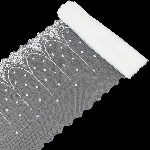 PandaHall Flower Pattern Polyester Mesh Tulle Fabric, Garment Accessories, White, 23.1~24x0.005cm Polyester Flower White
PandaHall Flower Pattern Polyester Mesh Tulle Fabric, Garment Accessories, White, 23.1~24x0.005cm Polyester Flower White