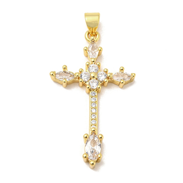 PandaHall Rack Plating Brass Micro Pave Cubic Zirconia Pendants, Long-Lasting Plated, Lead Free & Cadmium Free, Cross Charm, Religion, Real..., Clear
PandaHall Rack Plating Brass Micro Pave Cubic Zirconia Pendants, Long-Lasting Plated, Lead Free & Cadmium Free, Cross Charm, Religion, Real..., Clear