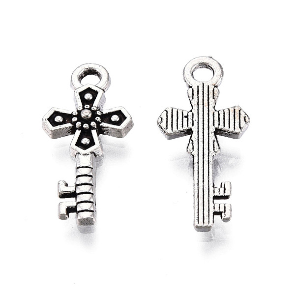PandaHall Tibetan Style Alloy Pendants, Cadmium Free & Lead Free, Key, Antique Silver, 19.5x9x2.5mm, Hole: 1.6mm, about 1835pcs/1000g Alloy...
PandaHall Tibetan Style Alloy Pendants, Cadmium Free & Lead Free, Key, Antique Silver, 19.5x9x2.5mm, Hole: 1.6mm, about 1835pcs/1000g Alloy...