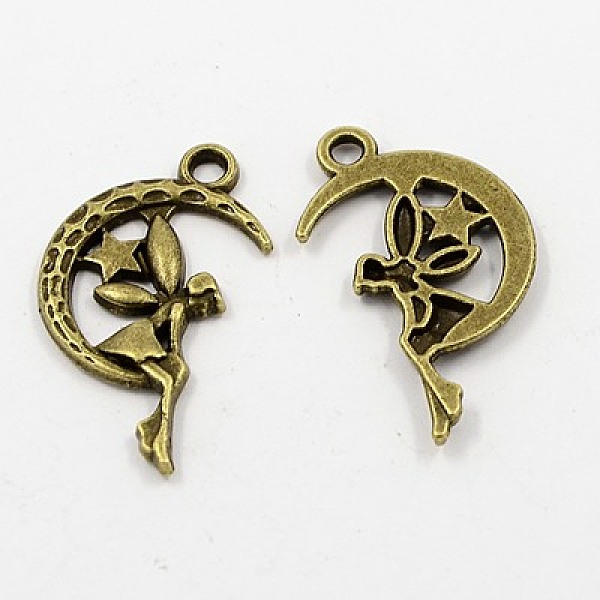 PandaHall Zinc Alloy Fairy Sprite Charms, Characters Pendants in Fairy Tales, Halloween, Cadmium Free & Nickel Free & Lead Free, Antique...
PandaHall Zinc Alloy Fairy Sprite Charms, Characters Pendants in Fairy Tales, Halloween, Cadmium Free & Nickel Free & Lead Free, Antique...