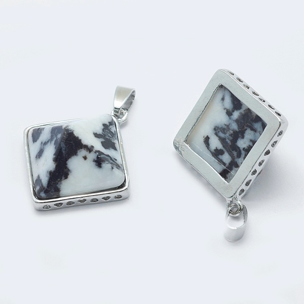PandaHall Natural Zebra Jasper Pendants, with Brass Findings, Pyramid, Platinum, 32x28.5x14mm, Hole: 6x3mm Zebra Jasper Pyramid
PandaHall Natural Zebra Jasper Pendants, with Brass Findings, Pyramid, Platinum, 32x28.5x14mm, Hole: 6x3mm Zebra Jasper Pyramid