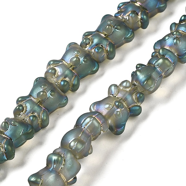 PandaHall Electroplate Glass Beads Strands, Frosted, Bear, Medium Turquoise, 15x11.5x9mm, Hole: 1mm, about 45pcs/strand, 25.59''(65cm) Glass...
PandaHall Electroplate Glass Beads Strands, Frosted, Bear, Medium Turquoise, 15x11.5x9mm, Hole: 1mm, about 45pcs/strand, 25.59''(65cm) Glass...