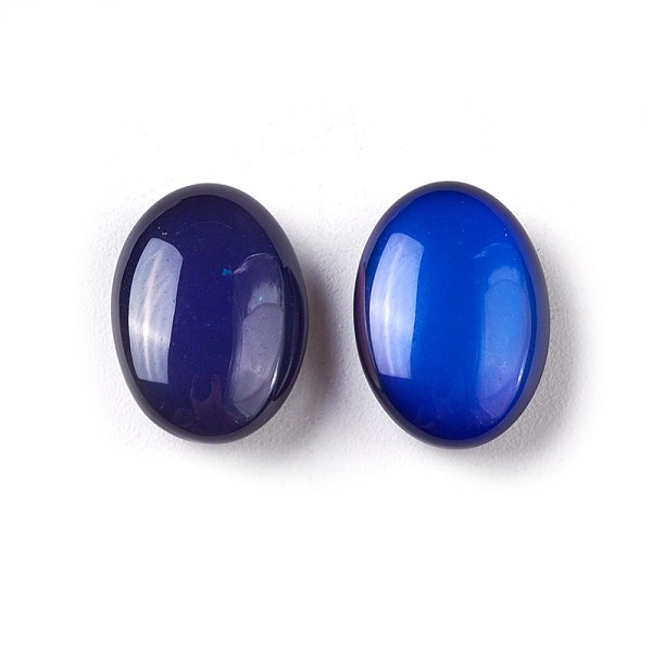 PandaHall Glass Cabochons, Changing Color Mood Cabochons, Oval, Colorful, 13.9x9.7x4.7mm Glass Oval
PandaHall Glass Cabochons, Changing Color Mood Cabochons, Oval, Colorful, 13.9x9.7x4.7mm Glass Oval