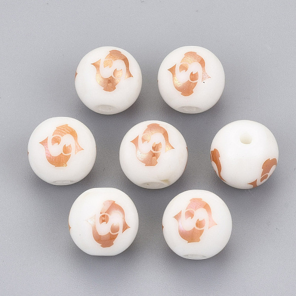 PandaHall Electroplate Glass Beads, Round with Constellations Pattern, Rose Gold Plated, Pisces, 10mm, Hole: 1.2mm Glass Pisces
PandaHall Electroplate Glass Beads, Round with Constellations Pattern, Rose Gold Plated, Pisces, 10mm, Hole: 1.2mm Glass Pisces