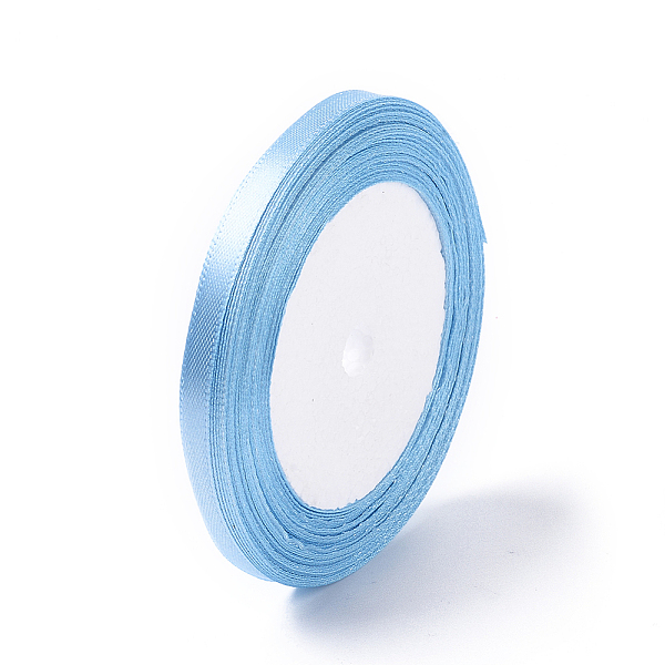 PandaHall Single Face Satin Ribbon, Polyester Ribbon, Light Sky Blue, 1/4 inch(6mm), about 25yards/roll(22.86m/roll), 10rolls/group...
PandaHall Single Face Satin Ribbon, Polyester Ribbon, Light Sky Blue, 1/4 inch(6mm), about 25yards/roll(22.86m/roll), 10rolls/group...